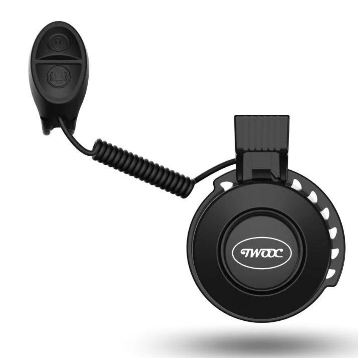 TWOOC 자전거 전동킥보드 볼륨조절 USB 전자벨, 블랙, 1개 12,600원