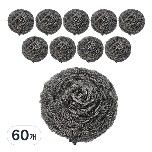 월드크린 철 수세미, 1개입, 60개 27,900원