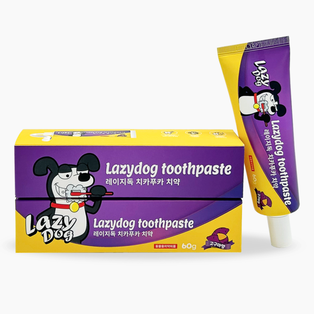 치석 및 입냄세 제거 레이지독 치카푸카 치약 고구마향 24,000원