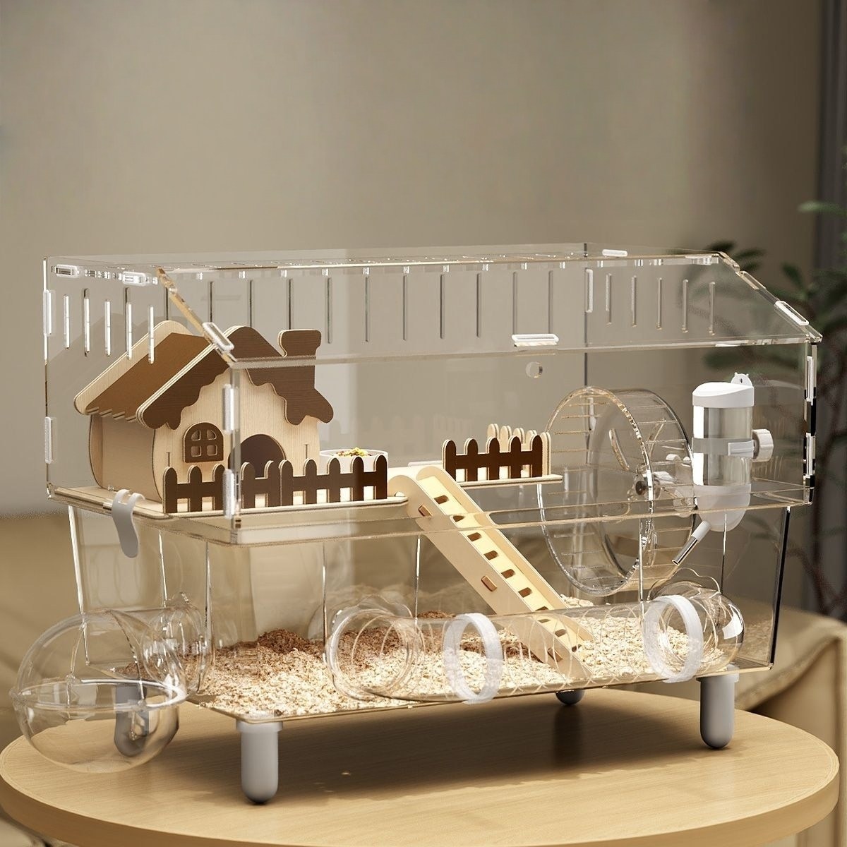 YAPOGI 꾸미기 풀세트 대형 햄스터집 빌라 아크릴 하우스 고급 빌라 햄스터 케이지 38,900원