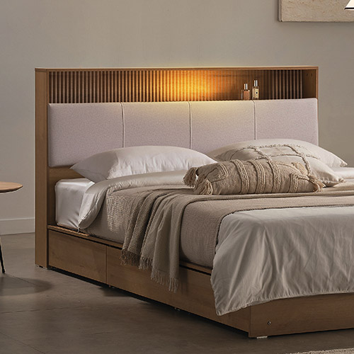 잉글랜더 에버딘 패브릭 LED 수납 침대 프레임 단품 방문설치 287,700원