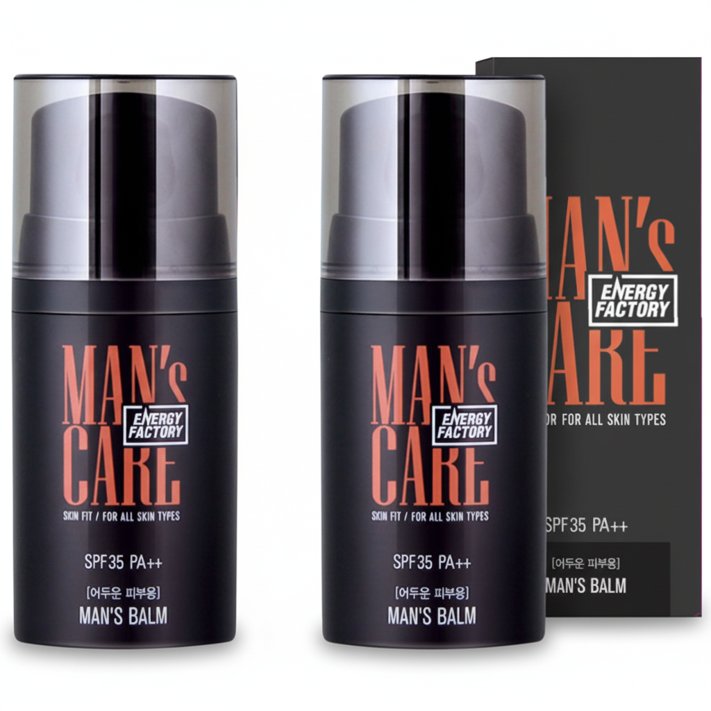 꽃을든남자 에너지팩토리 맨즈밤 50ml SPF35 PA++ 어두운피부용/ 남성용 비비크림, 어둔운 피부용, 2개 22,060원