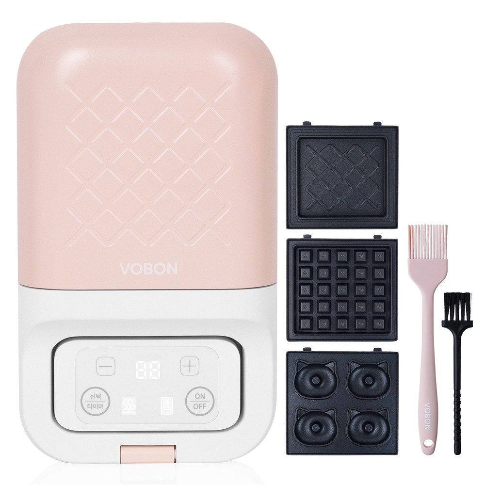 보본 디지털 샌드위치 와플 크로플 도넛 메이커 VB-SM503P, VB-SM503P 34,900원