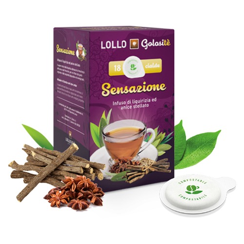 [롤로] SENSAZIONE | ESE 차 파드(포드)커피(44mm) | 2.2g, 18개, 2.2g, 1, 18 14,000원