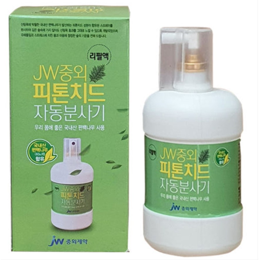 피톤치드 중외제약 자동분사기 리필 탈취제 방향제 리필액230ml, 1개, 230ml 15,000원