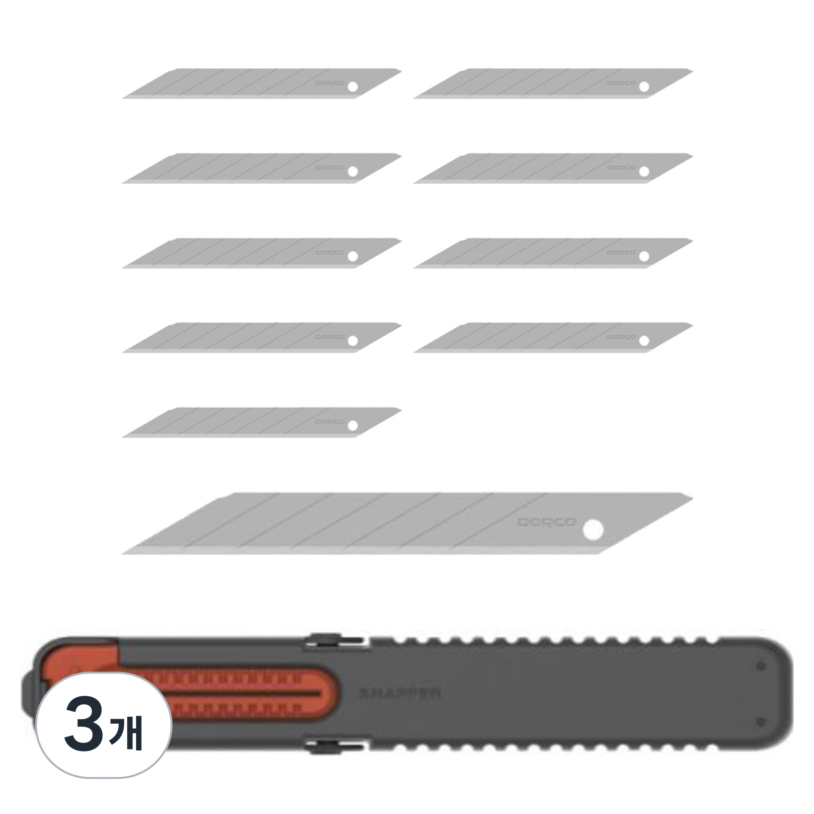 도루코 30도 S커터칼날 10p 6,980원