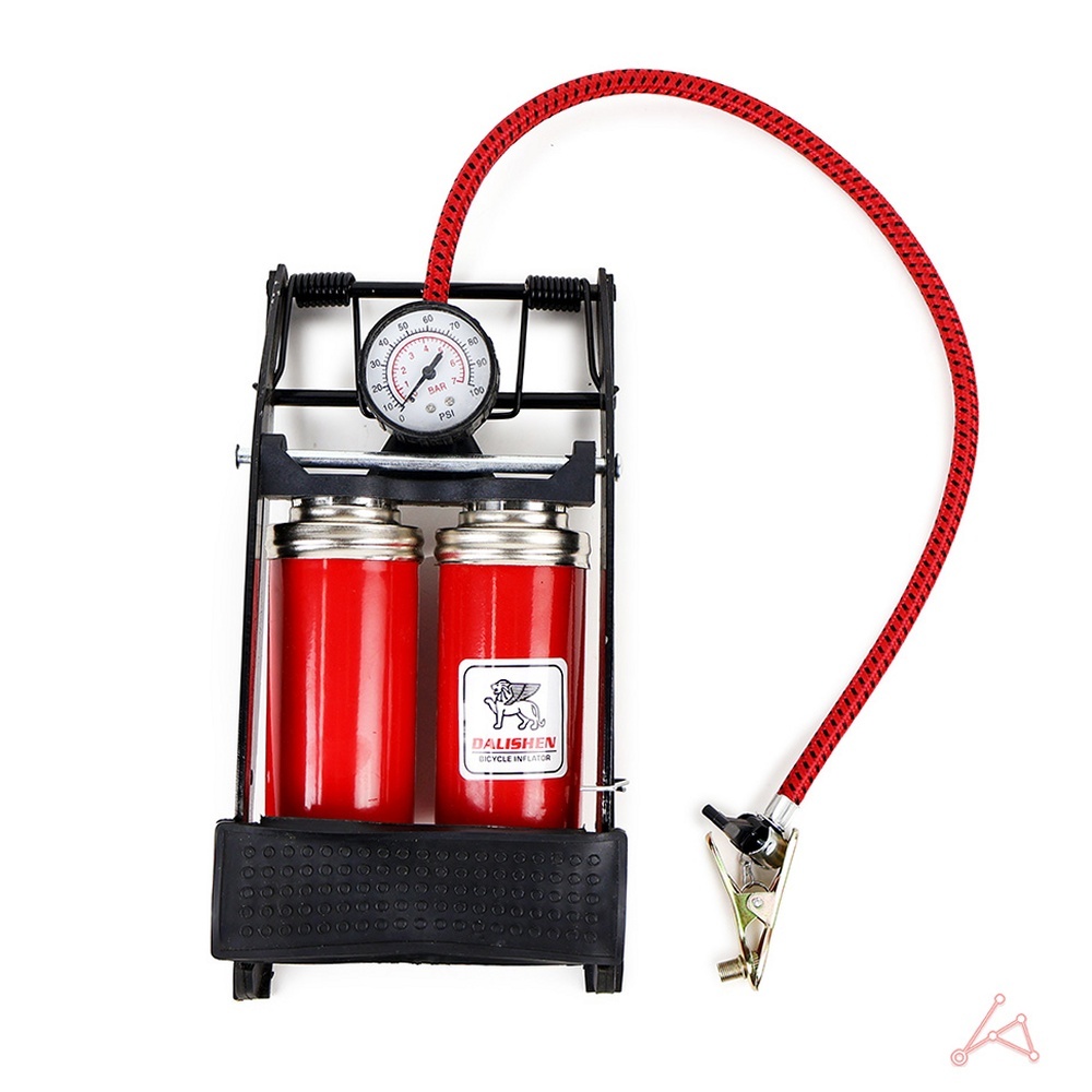 자전거용 발펌프 2구 게이지 에어 공기주입기 차량용 튜브용 23,000원