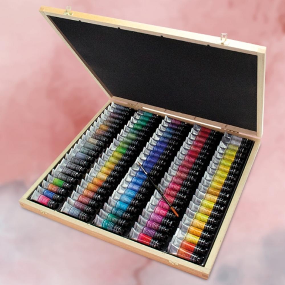 HGR 시넬리에 최고급 수채화 물감set10ml 98색+2색+붓 1,398,000원