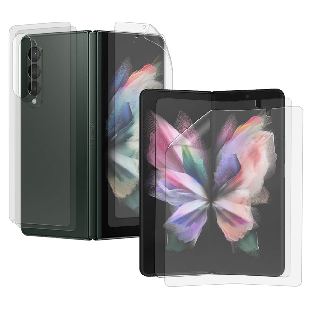 엑씨 래피드 자가복원 우레탄 풀커버 휴대폰 액정보호필름 내부 + 외부 + 후면 세트, 2세트 18,150원