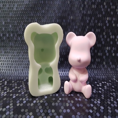 몰드몰 수제몰드 - 볼빵빵 손모은앉은베어브릭 (뉴타입 신상) 2D 7,700원