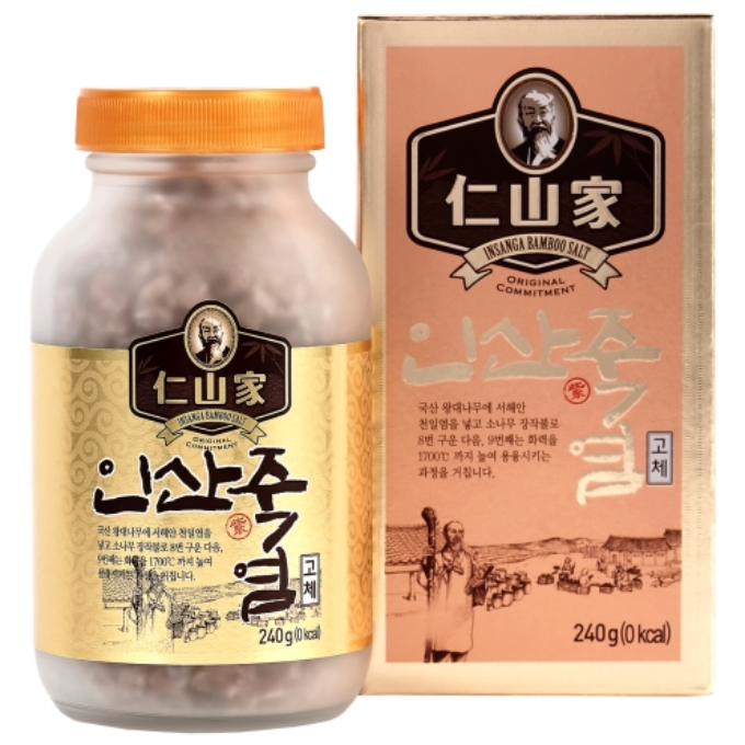 [죽염본가] 인산가 9회 자죽염 고체 240g + 휴대용기 3개 + 다양한 샘플 증정 / 9번구운 보라색 알갱이 죽염 / 정품 판매자 사업자번호: 660-58-00496], 230g, 1개 87,000원