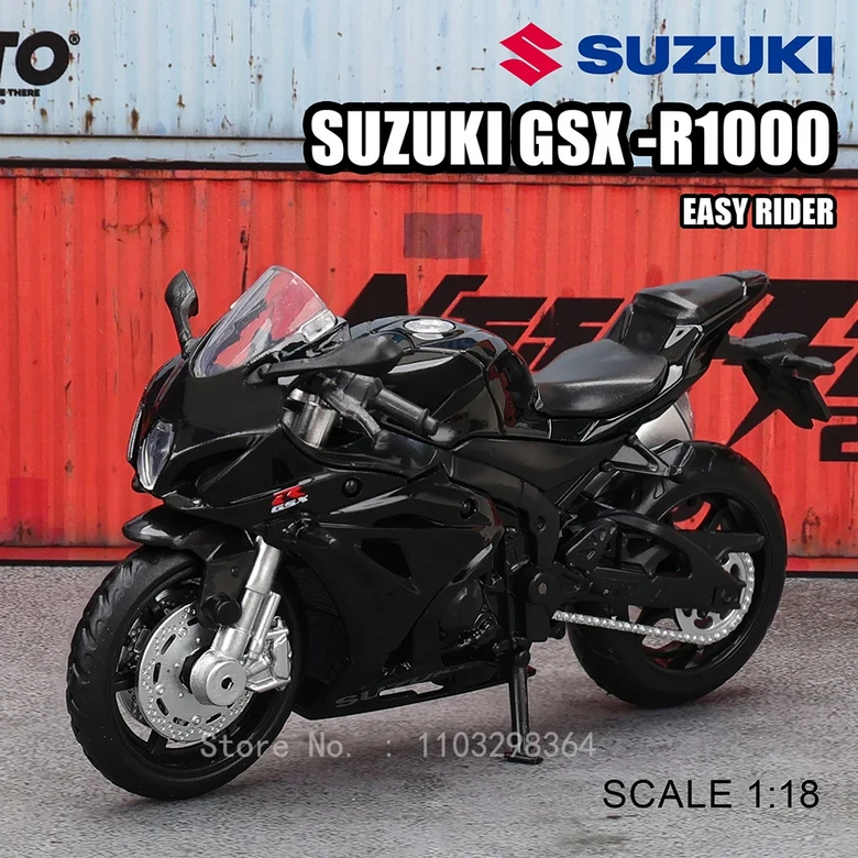 MSZ 1:18 스즈키 GSX-R1000 오토바이 합금 자동차 모델 어린이 장난감 다이 캐스팅 14,800원