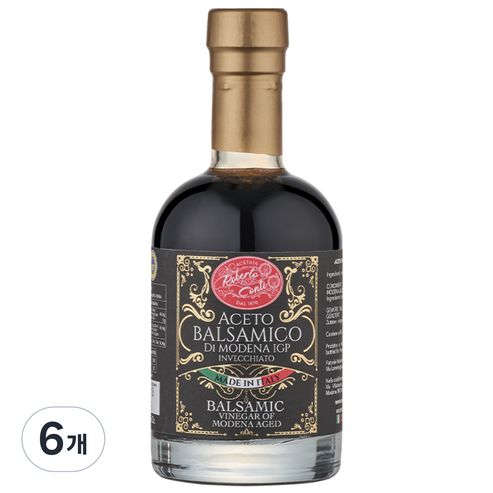로베르토 발사믹 식초 골드, 6개, 250ml 286,800원
