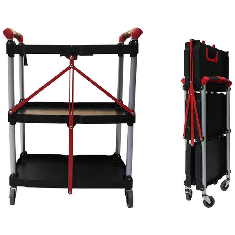 손잡이가 있는 접이식 트롤리 3단, 레드, 3단 41,400원