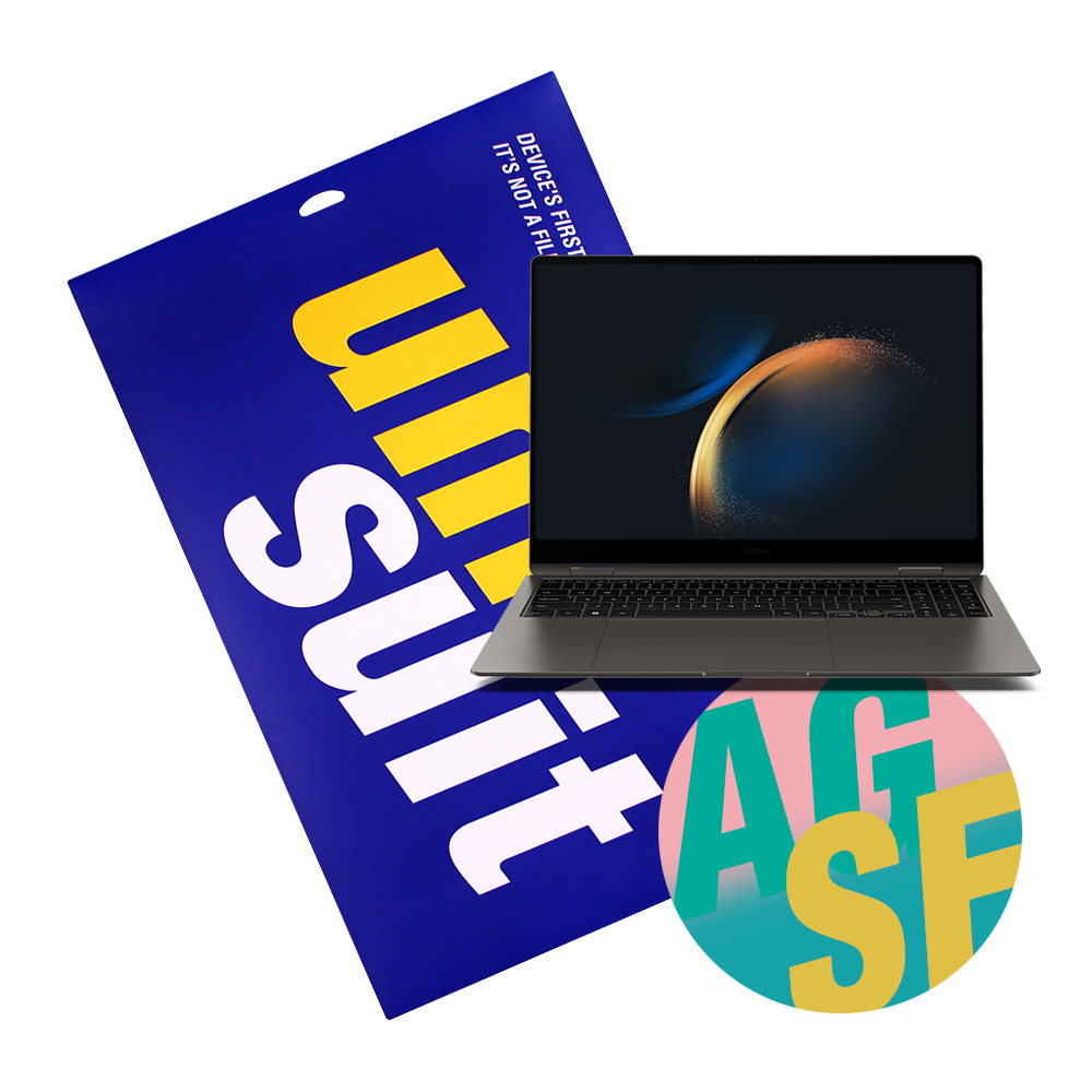 유니슈트 갤럭시북3 프로 360 16인치 NT960QFG/QFT 지문방지 저반사 2매+서피스(상/하판/팜레스트) 필름 3종 세트(UT230102_2) 23,940원