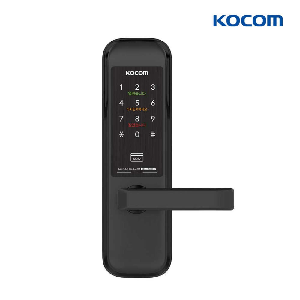 코콤 현관문 무타공도어락 스마트 현관 도어락 디지털 번호키 즉시잠김 교체 설치의뢰 KDL-M5000 119,800원