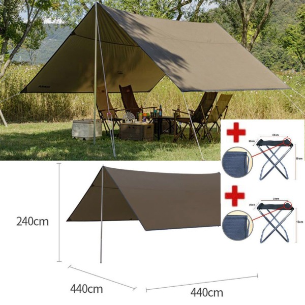 타프 고스트 스퀘어타프 차광 방수 렉타타프 캠핑 KECO9TT-03 kd1 216,000원