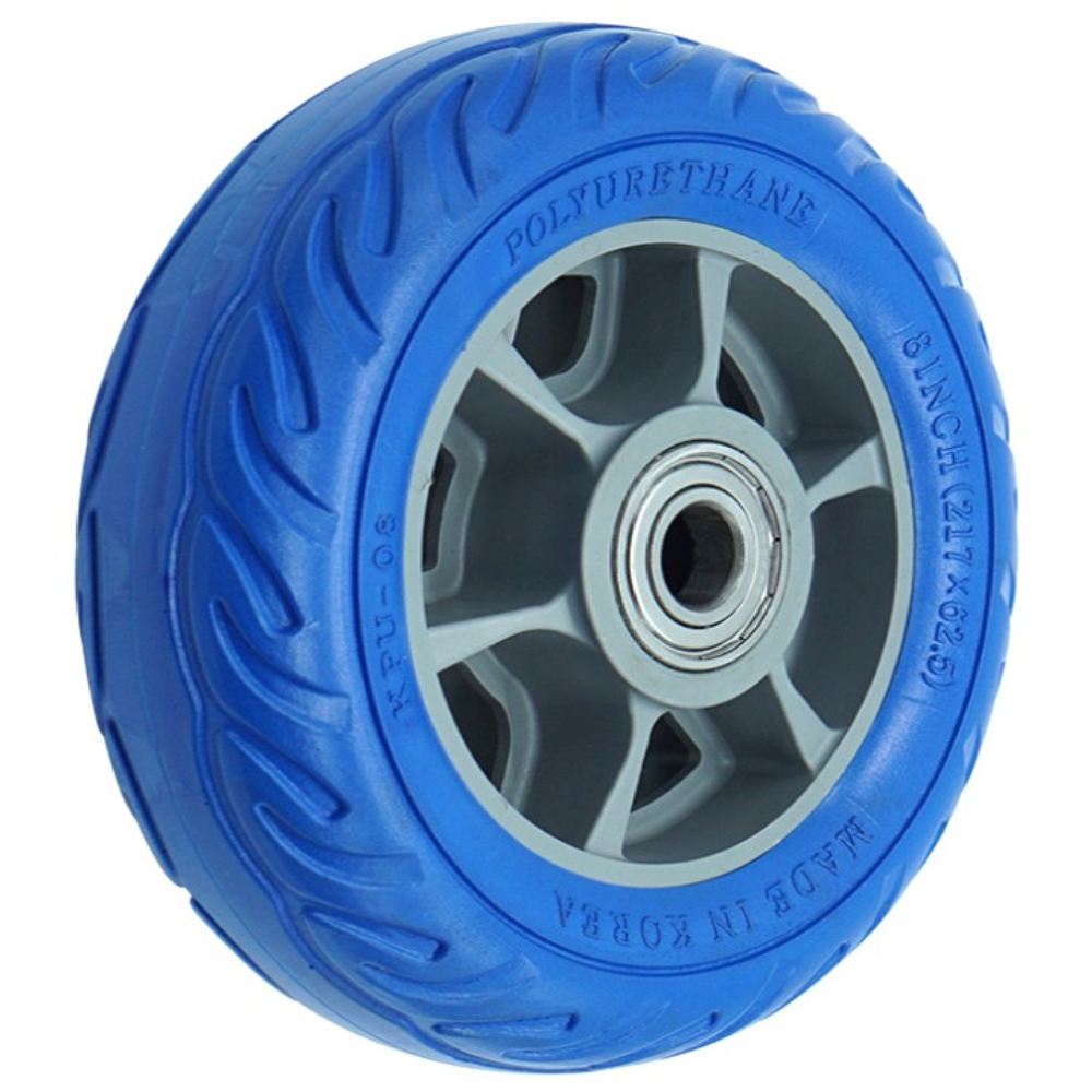 15cm(6인치) 우레탄 발포 통바퀴, 1개 12,500원