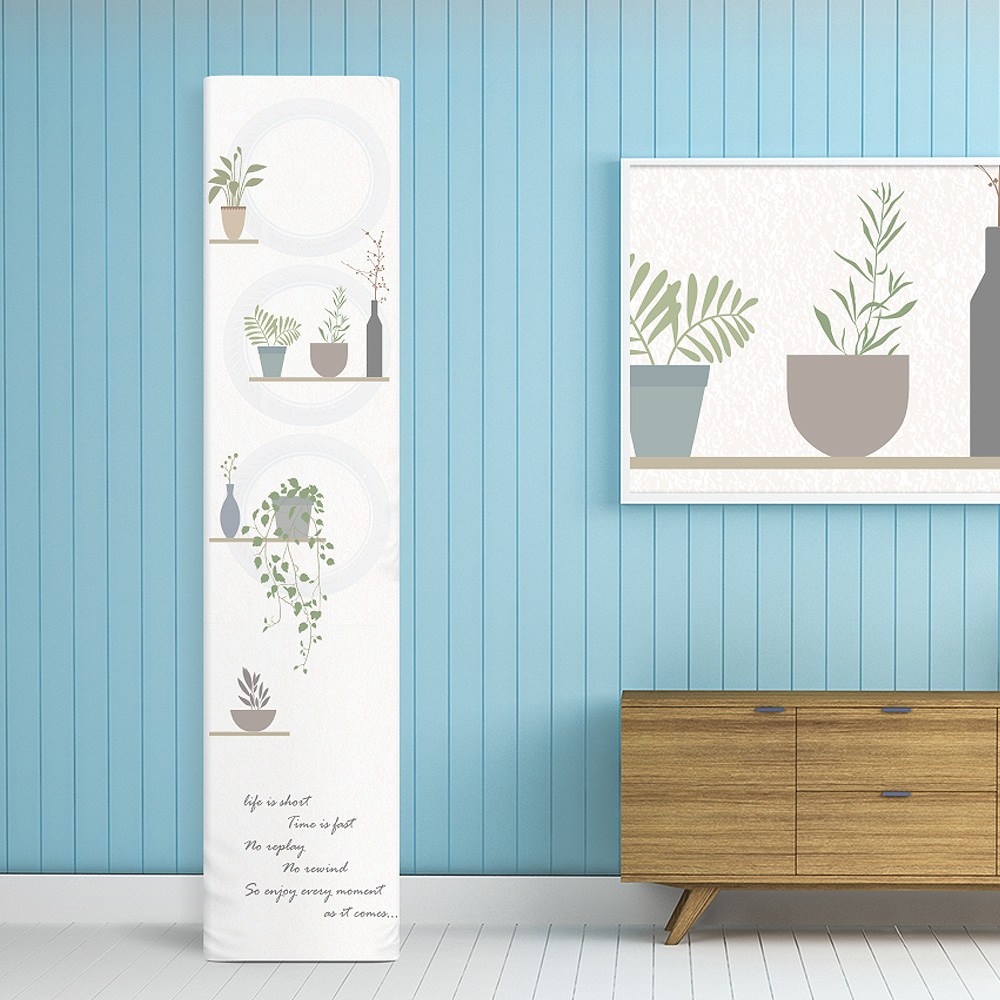 리빙위키 스탠드형 LG듀얼전용 에어컨커버_보관카바 에어콘덮개 먼지차단 23,900원