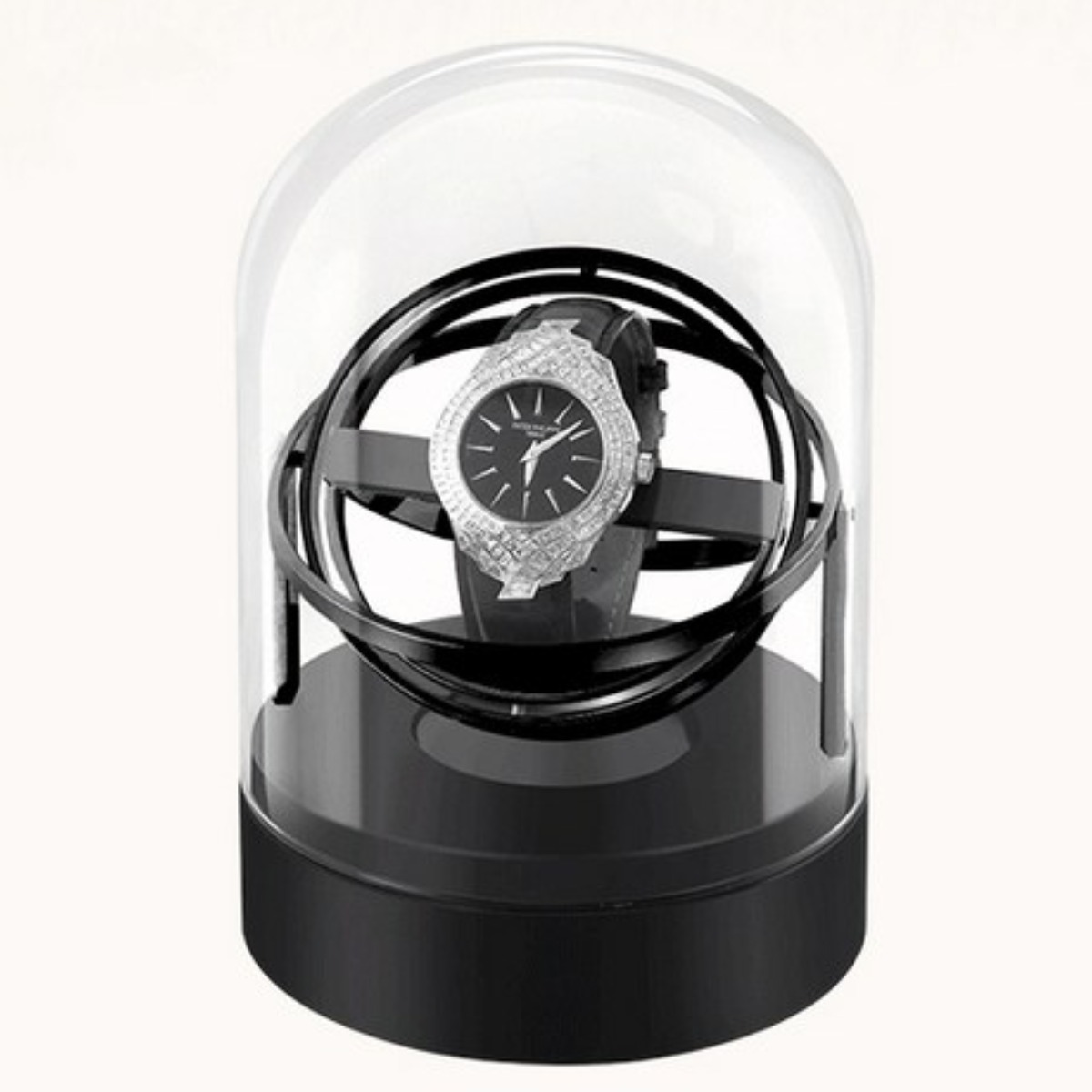 에르디움 워치와인더 손목시계 저소음 관리 시계 와인더 정리함 충전 와치 회전, 현재가 128,000원