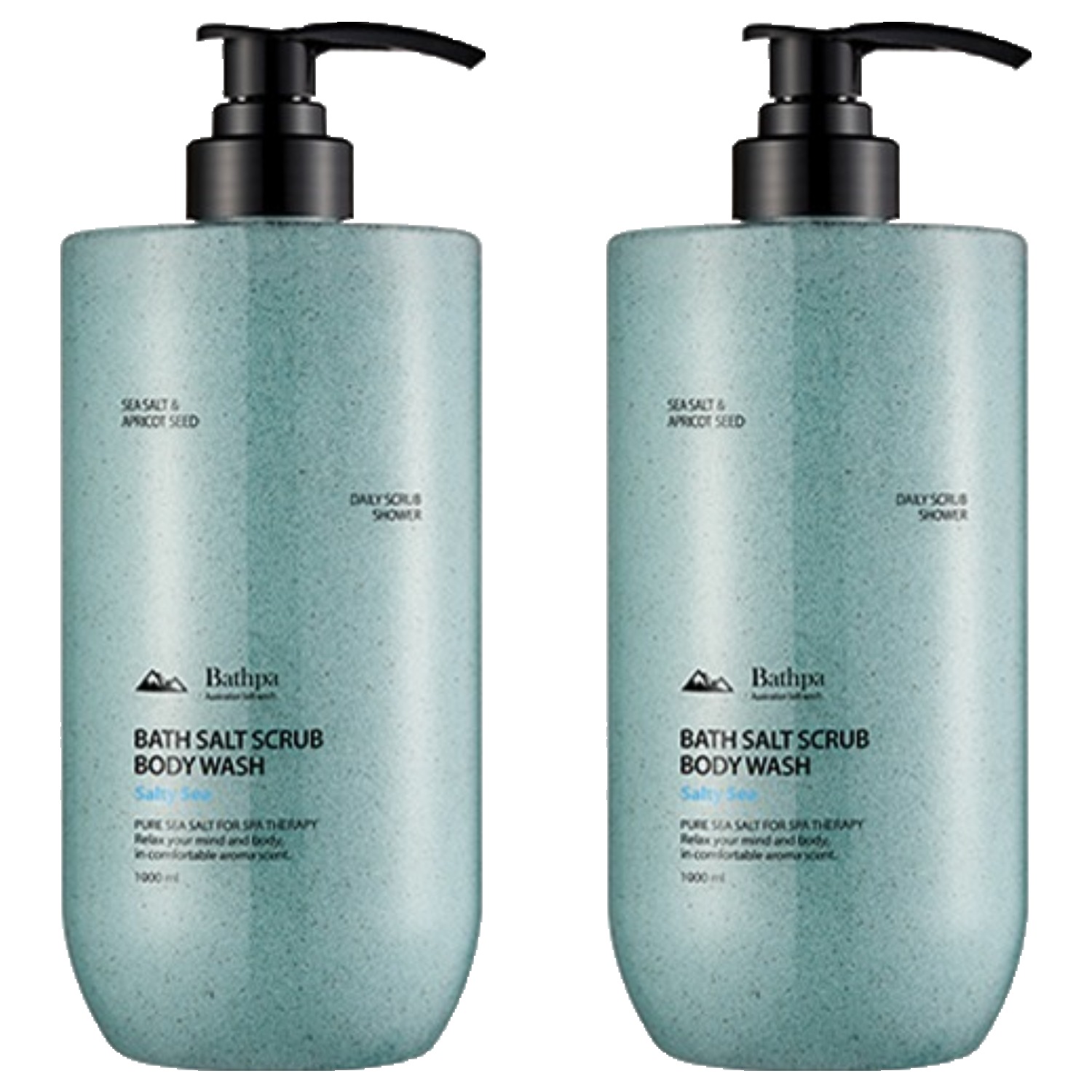 바스파 대용량 스크럽 바디워시 해수향, 2개, 1L 40,960원