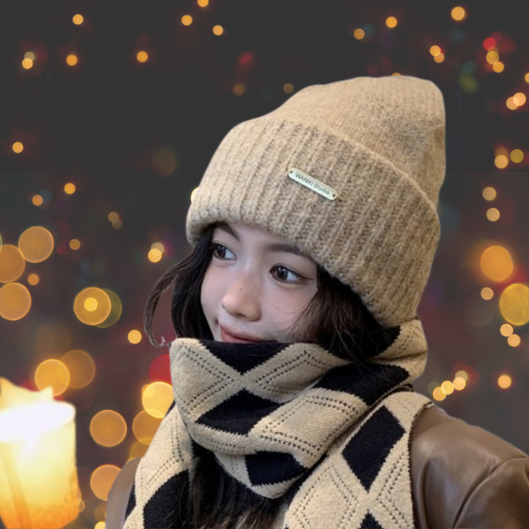 크로스몰 여성 겨울 보온 니트 비니 프리사이즈 19,500원