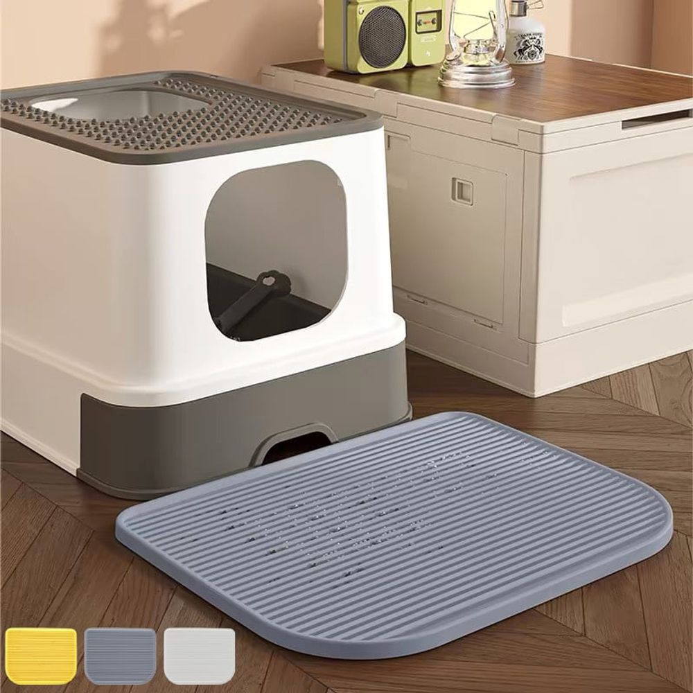 MoreD 고양이 모래발판 반려동물 애견 모래매트 배변용품_ MD1209, 1개, 화이트 13,440원