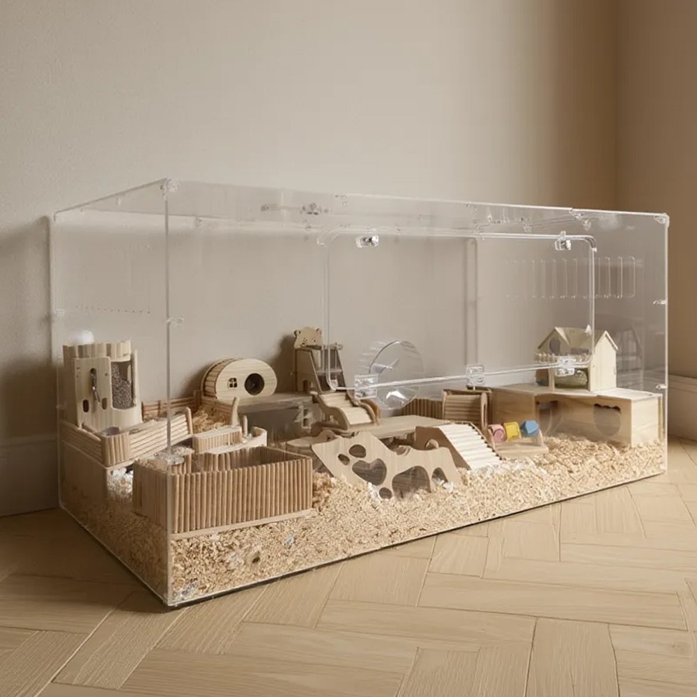 [초대형] 햄찌무드 투명 아크릴 햄스터 케이지 149,500원