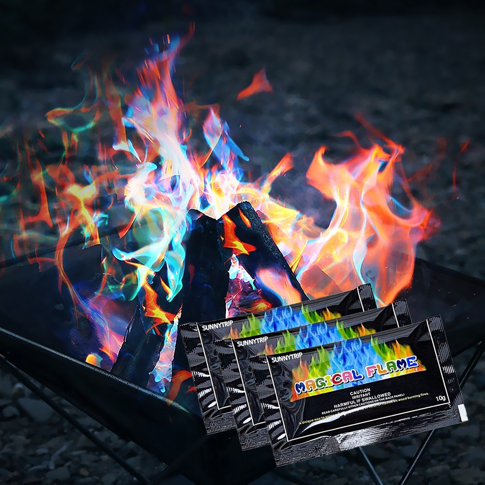 써니트립 매직파이어 오로라가루 불멍 캠프파이어, 15g, 1개 600원