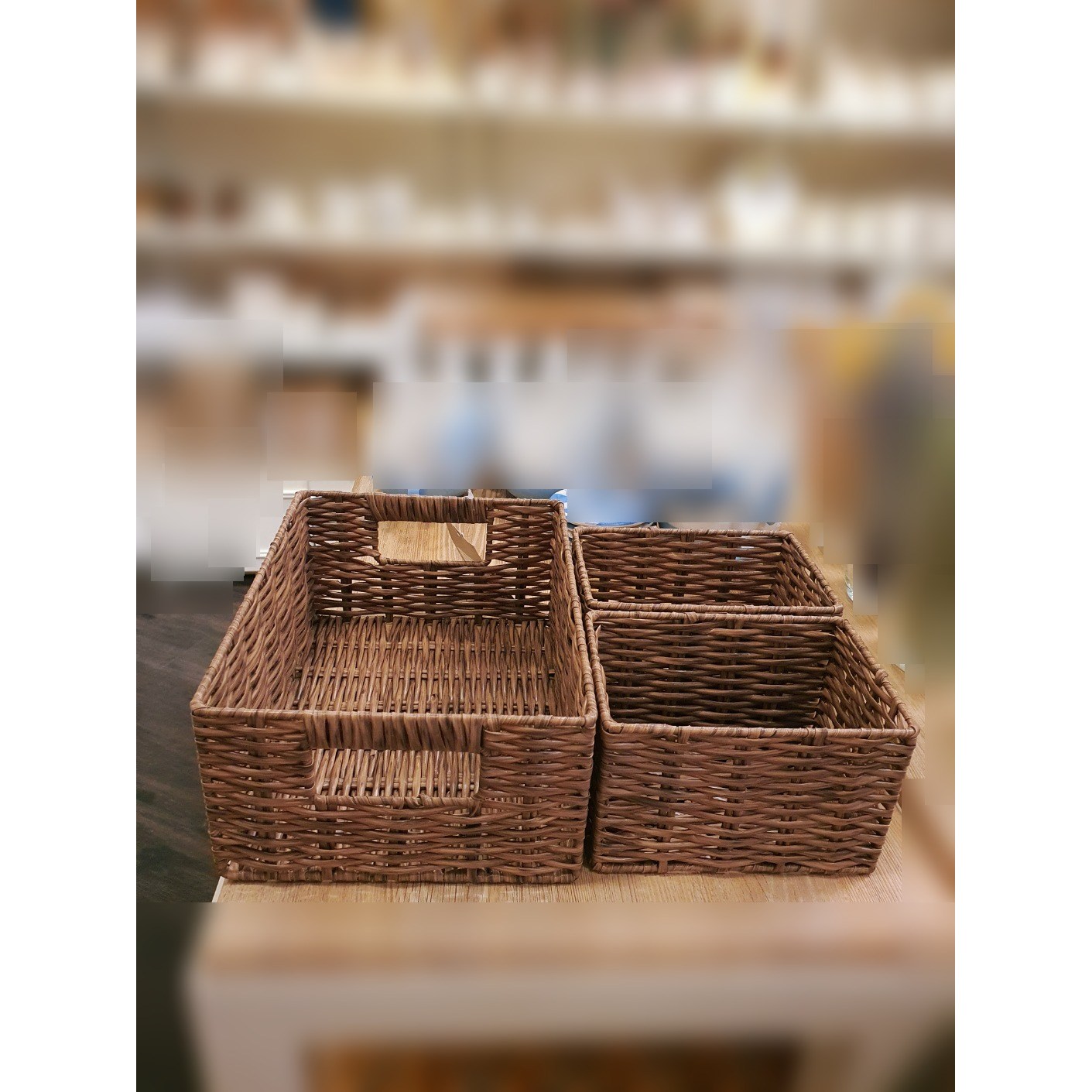 모던하우스 내츄럴라탄무드 수납바스켓 베이직3P세트 BT0825009 12,900원