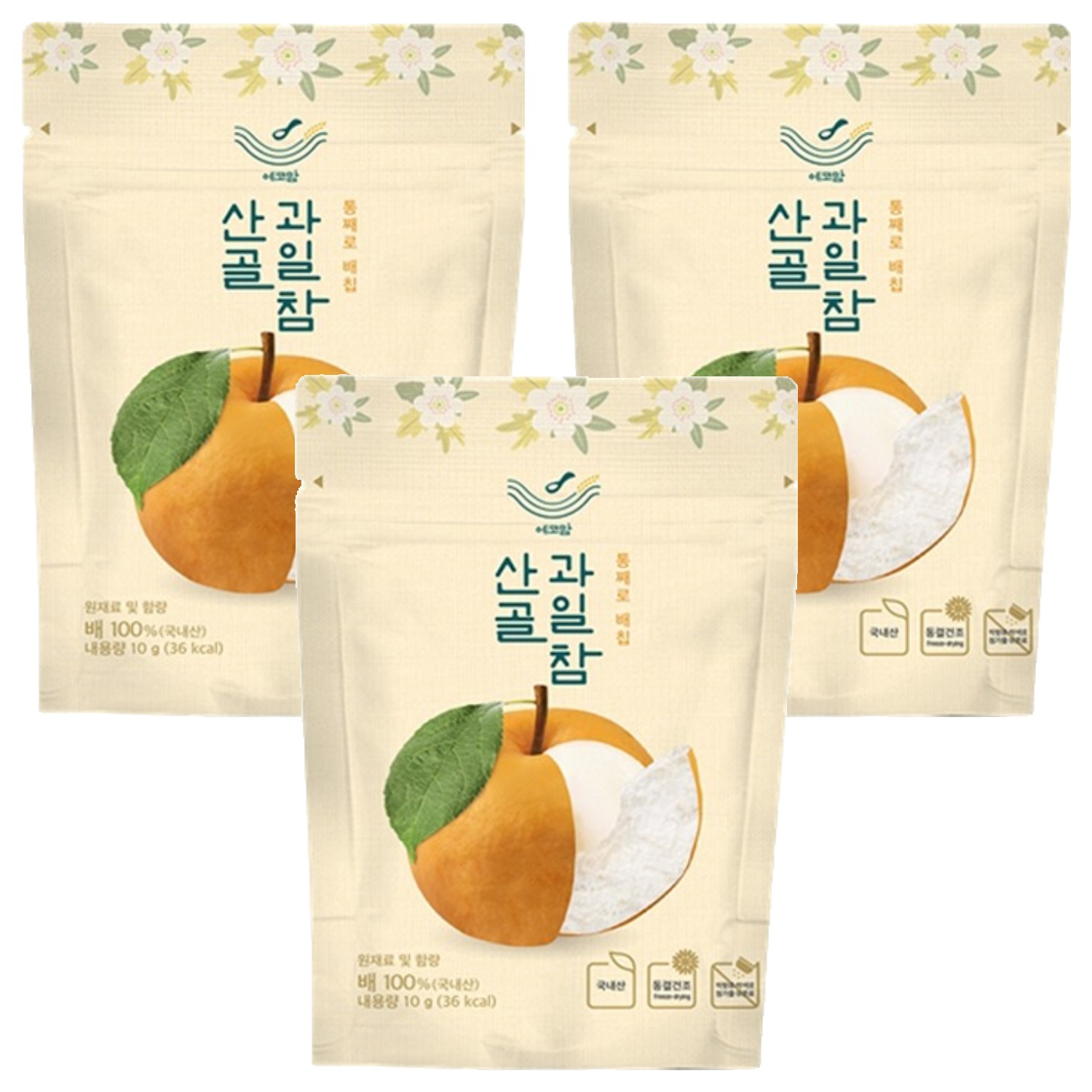 에코맘의산골이유식 산골 과일참 통째로 배칩 6,900원