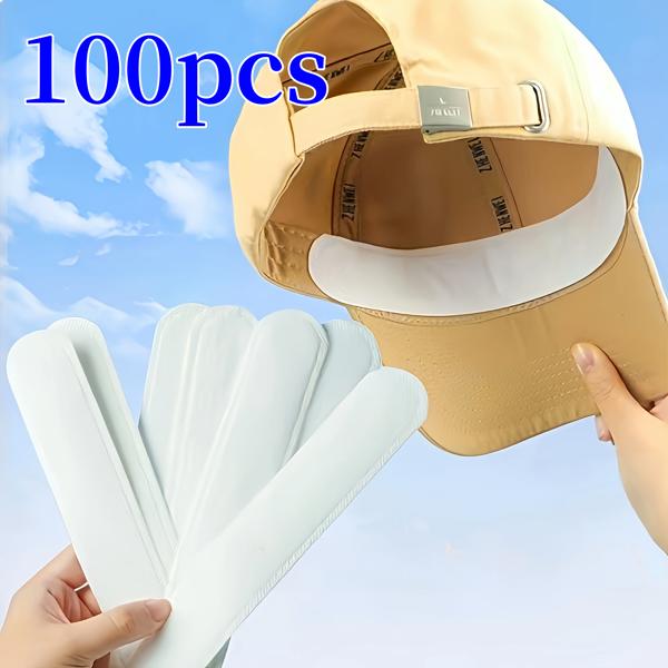 1050100PCS 모자 땀 흡수 스티커 여름 모자 라이너 밴드 접착식 땀밴드 바이저 사이즈 조절 패드 편안한 착용감 15,950원