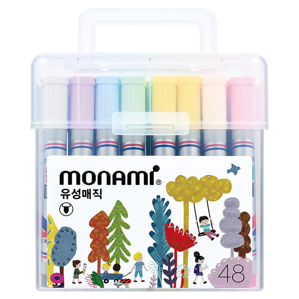 모나미 유성매직 48종 세트, 48색 혼합, 1개 38,470원