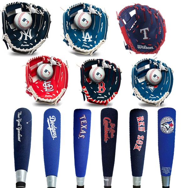 MLB 어린이 야구세트 아동야구용품 (야구글러브1+폼배트1+폼볼)  구단선택 45,200원