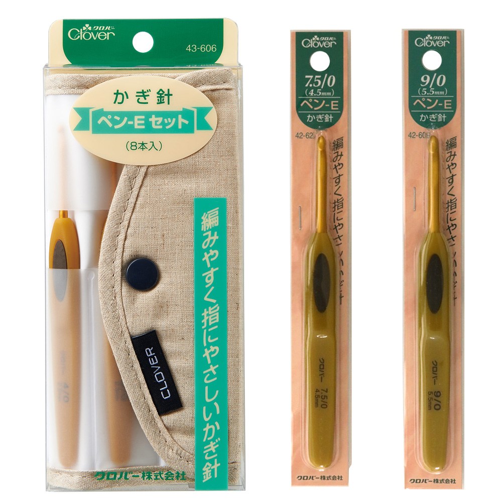 크로바 펜-E 모사용 코바늘 10종세트 (8종 케이스포함) 99,900원