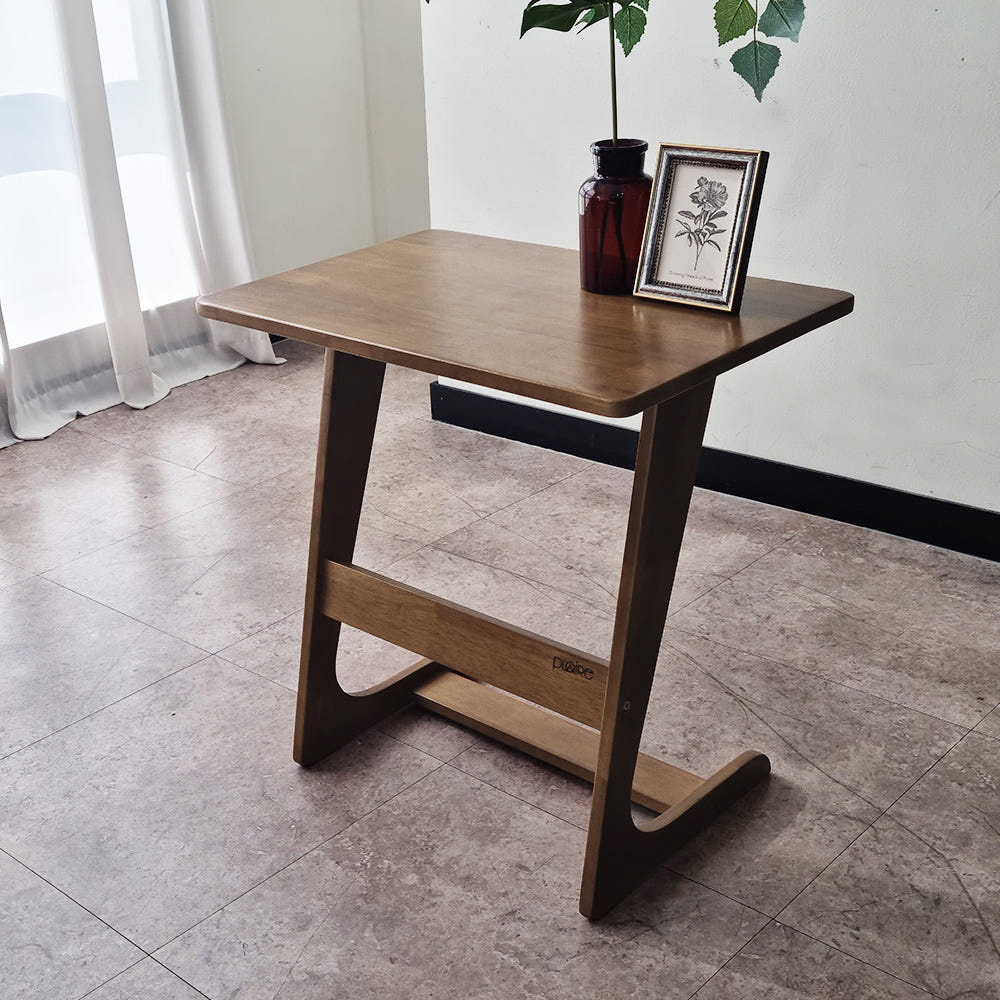 바로스 다용도 원목 소파 침대 노트북 보조 미니 이동식 우드 사이드 테이블 59,000원