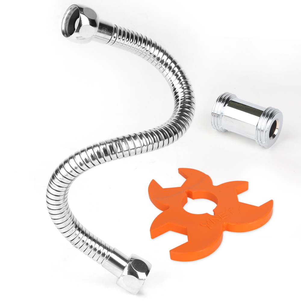 100% 국산 스텐레스 샤워호스 샤워줄 샤워기 연장 호스 (길이별선택), 샤워기연장호스30CM+4종스패너, 1개 6,600원