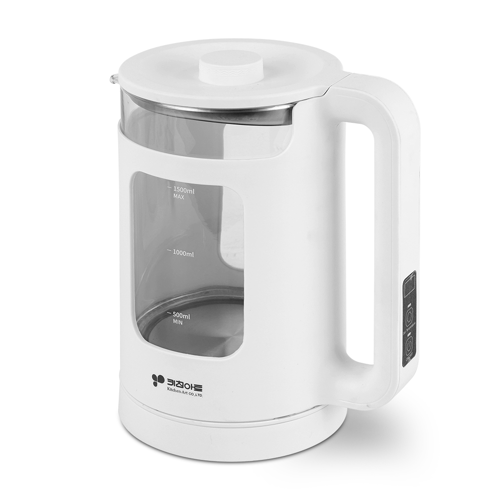 키친아트 대용량 1.5L 내열강화유리 보온기능 전기포트 2종 택 1 34,900원