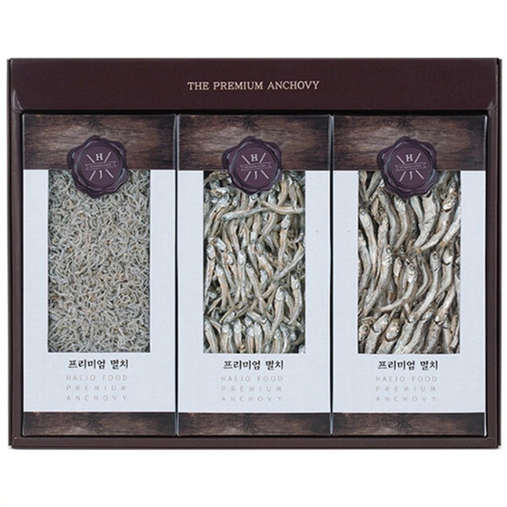 국산 해조 멸치 3종 선물세트 명절 추석 설 900g 112,340원