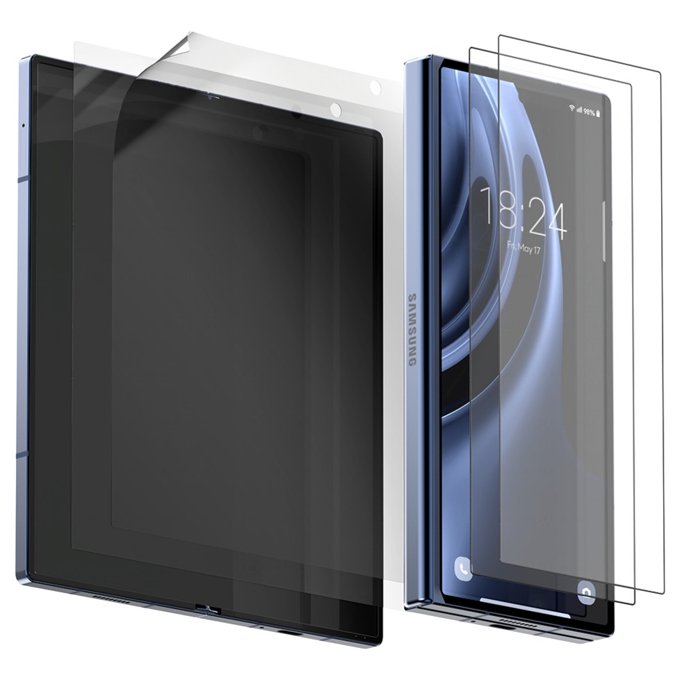 구스페리 하이브리드 내부 tpu + 외부 강화유리 액정보호필름 2p 세트, 1세트 11,890원