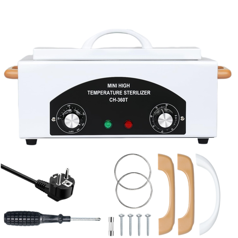 Mochae 고온 멸균기 대용량 소독기 네일 미용 도구 다용도 미니 소독기 의료 치과 구강 장비 살균기 미용실 헤어샵  ﻿ 39,800원