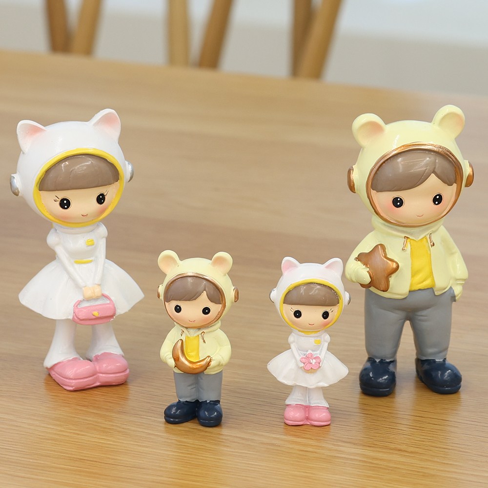 HK.sell 행복한가족 4종 피규어 14,500원