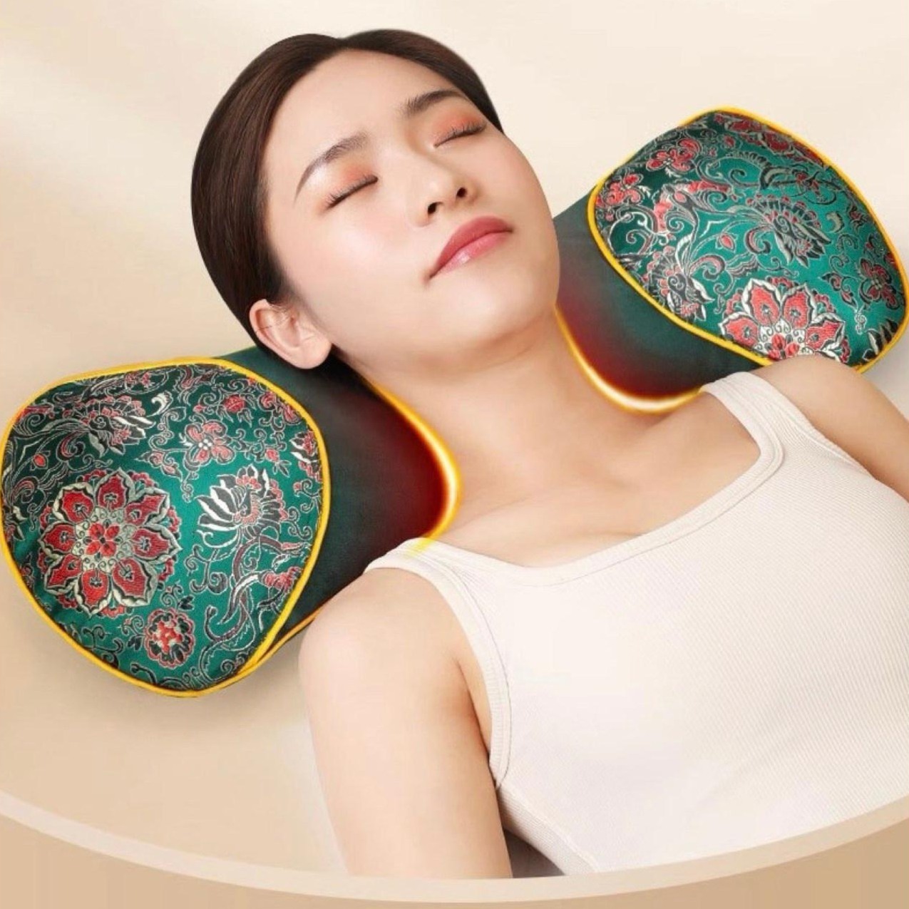 WIRQO 전기 가열 쑥 베개 목 베개 목 온열 찜질기 뜸 베개 수면 잠자기 전용 베개 18,700원