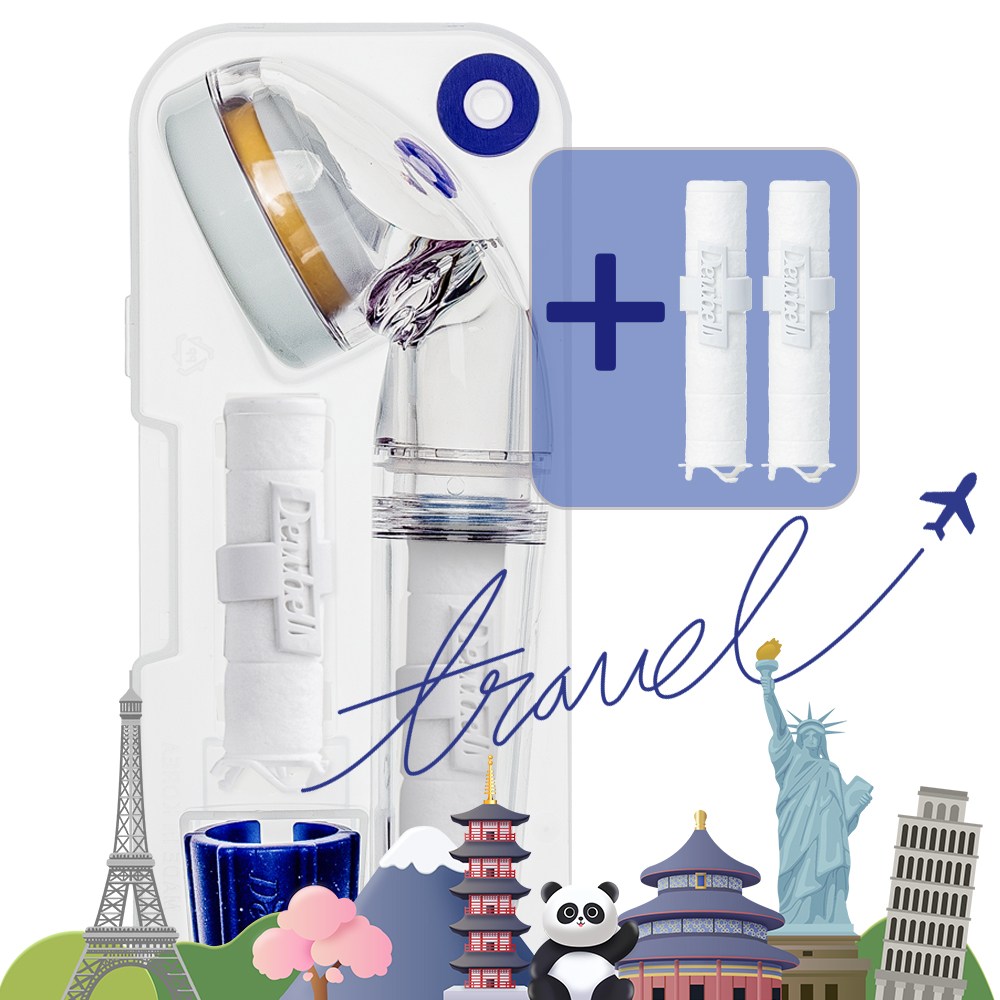 듀벨 여행용 비타민필터 샤워기세트, 1개, . 22,000원