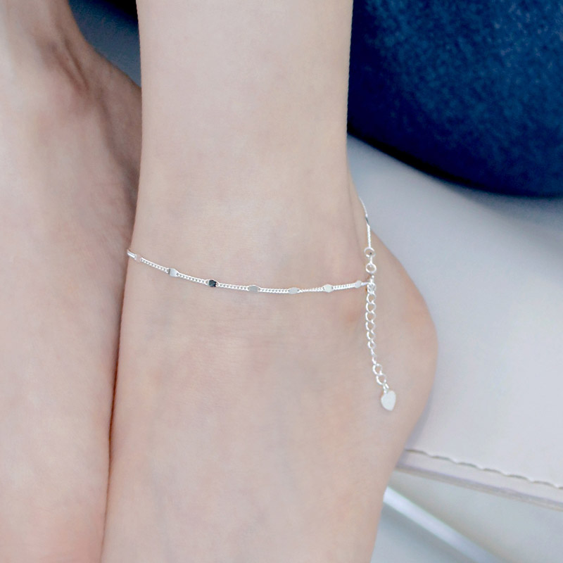 반지소 925실버 순은 레이어드 볼체인 여성 은발찌 28,900원