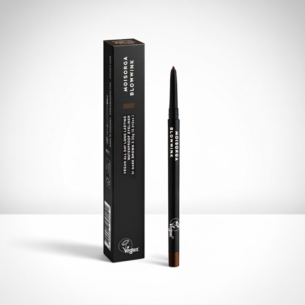 모이스올가 블로우윙크 올데이 롱래스팅 워터프루프 아이라이너 0.35g 비건화장품 02오로라 블랙, 01 다크브라운, 1개 30,400원