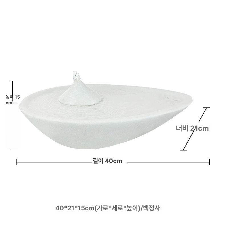 미니분수대 분수대 실내미니분수대 인테리어실내분수대 실내분수대미니 가정용실내분수대 미니, 2.화이트 40x21x15cm 347,400원