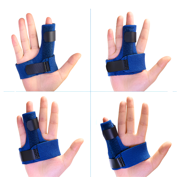 손가락 방아쇠 수지 엄지 보호대 검지 중지 약지 고정 테이핑, 네이비 블루, 1개, 현재가 11,450원
