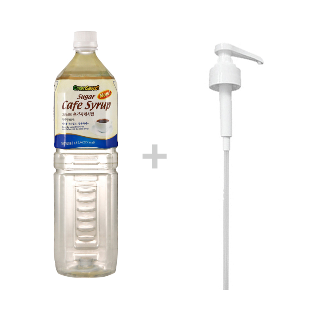 대상 슈가 카페시럽 화이트 1.5L 1박스 6개 + DY시럽펌프, 6개, 1.5L 27,300원