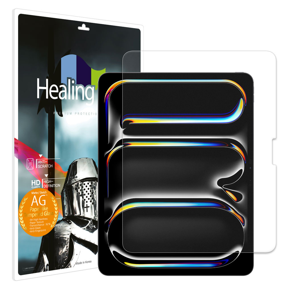 힐링쉴드 아이패드 하이엔드 종이질감 강화유리보호필름 세트 29,520원